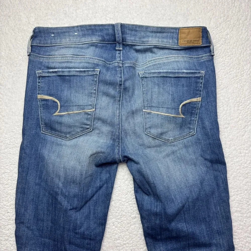 American Eagle Outfitters Skinny Super Super Stretch Jeans  Womens Size 10 Short